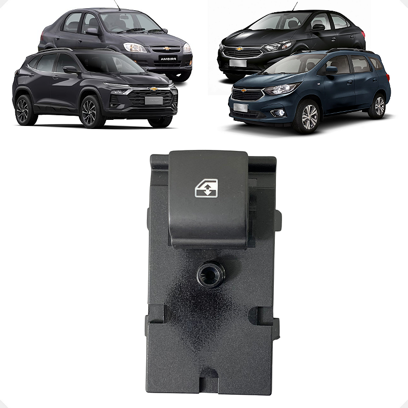 Botão Vidro Elétrico Traseiro GM Onix Prisma Spin Tracker