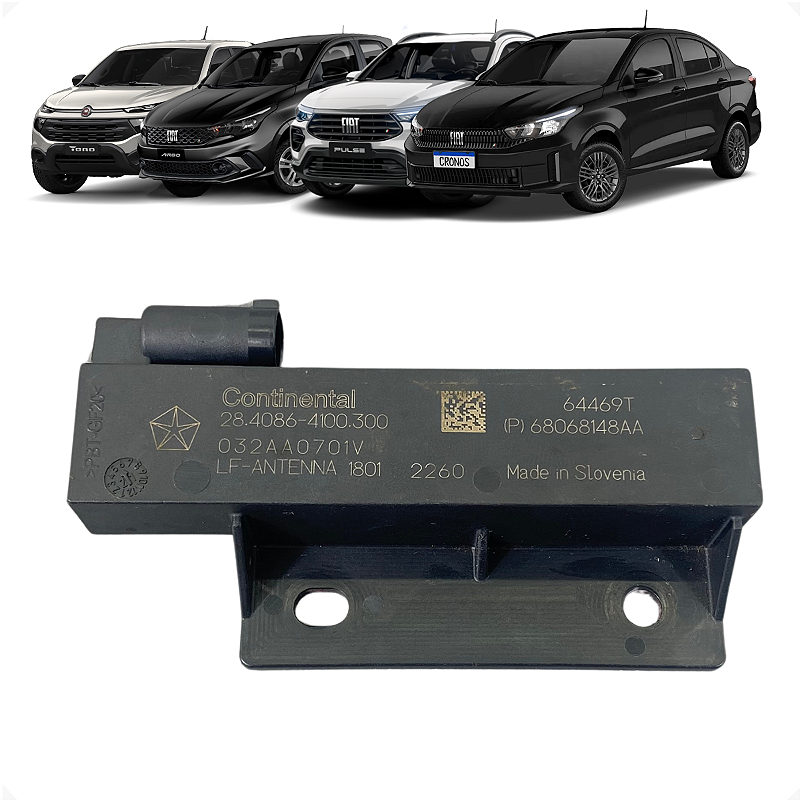 Sensor Keyless Fiat Argo Cronos Toro Pulse 2017 a 2024