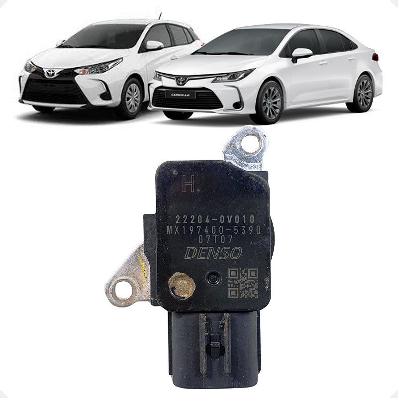 Sensor Maf Fluxo Ar Toyota Corolla Etios Yaris 2016 a 2019