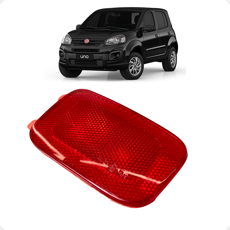 Refletor Para-choque Traseiro Direito Uno Vivace 2011 a 2014