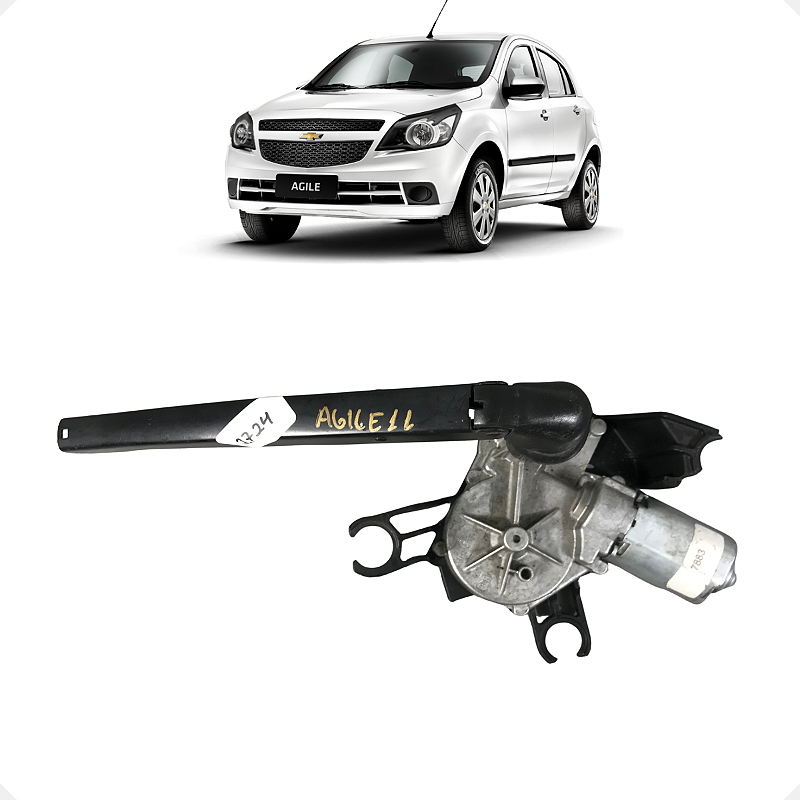 Motor Limpador Vidro Traseiro Chevrolet Agile 2009 a 2014