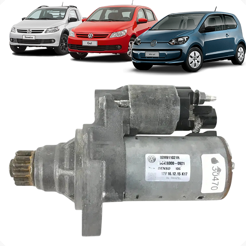 Motor Arranque VW Fox Gol Polo Saveiro Up! 1.6 2015 a 2020