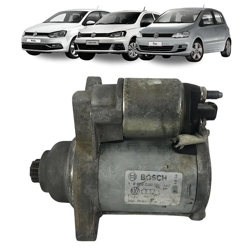 Motor Partida Arranque VW Fox Gol Polo 1.0 1.6