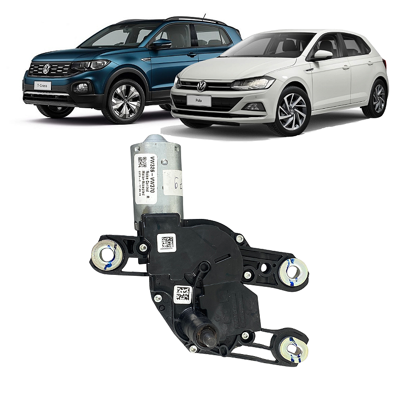 Motor Limpador Vidro Traseiro Vw Polo T-Cross 2018 a 2022