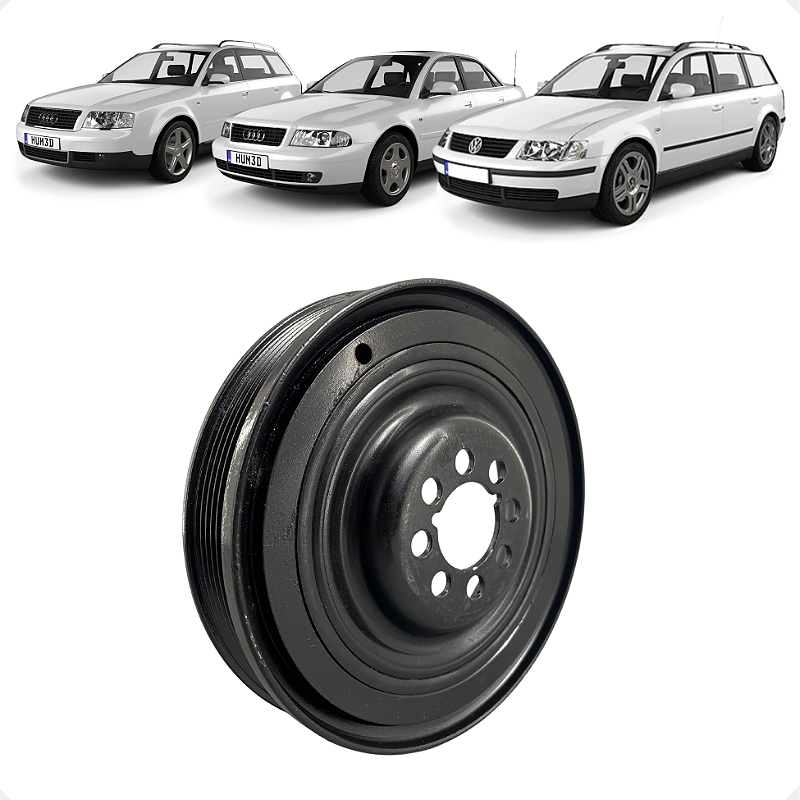 Polia Virabrequim Audi A4 A6 2.7 Turbo VW Passat 2.6 V6