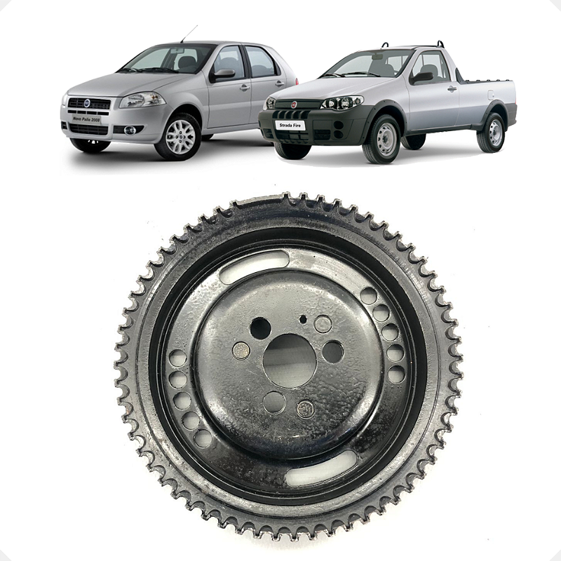 Polia Virabrequim Fiat Palio Strada 1.0 2005 a 2010
