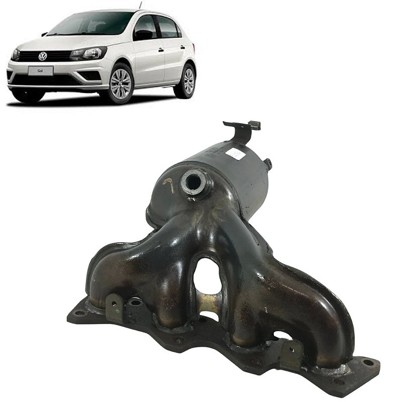 Catalisador Volkswagen Fox Gol G5 G6 1.0 1.6 2016 a 2023