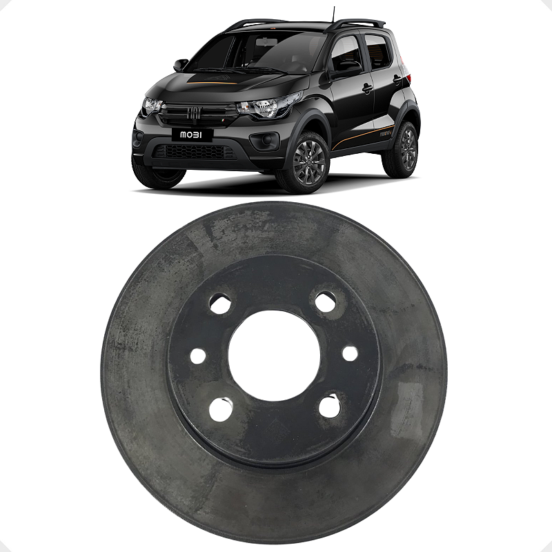 Disco Freio Dianteiro Fiat Mobi 2019 2020 2021 2022 2023