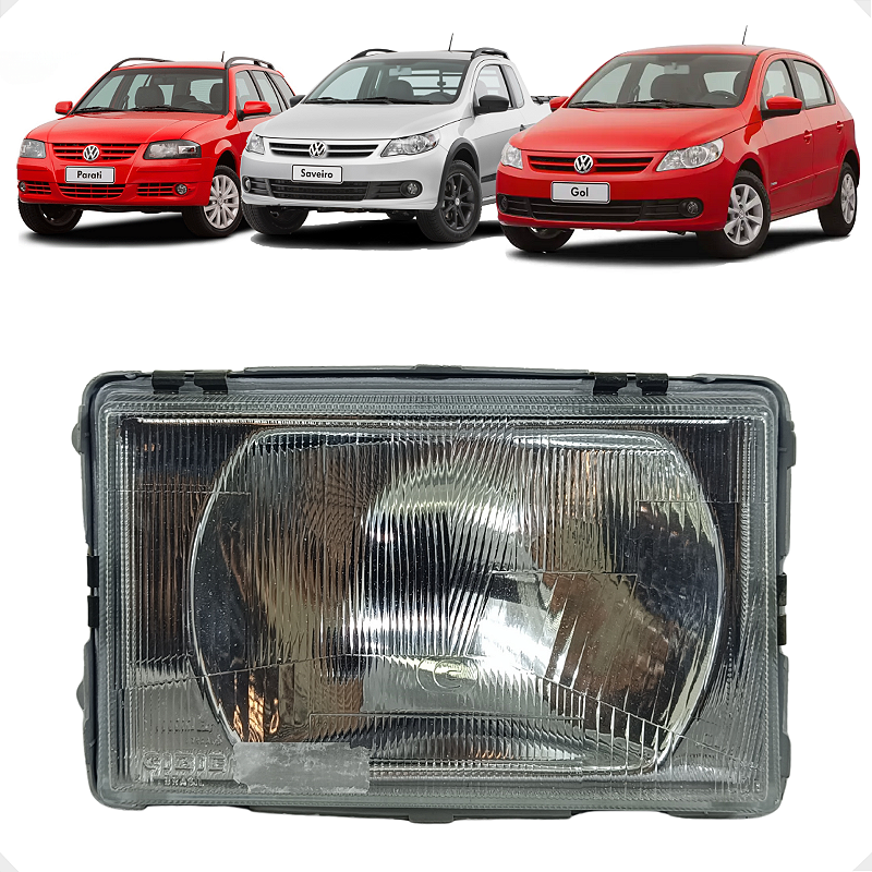 Farol Direito Volkswagen Gol Saveiro Parati 1988 1989 1990