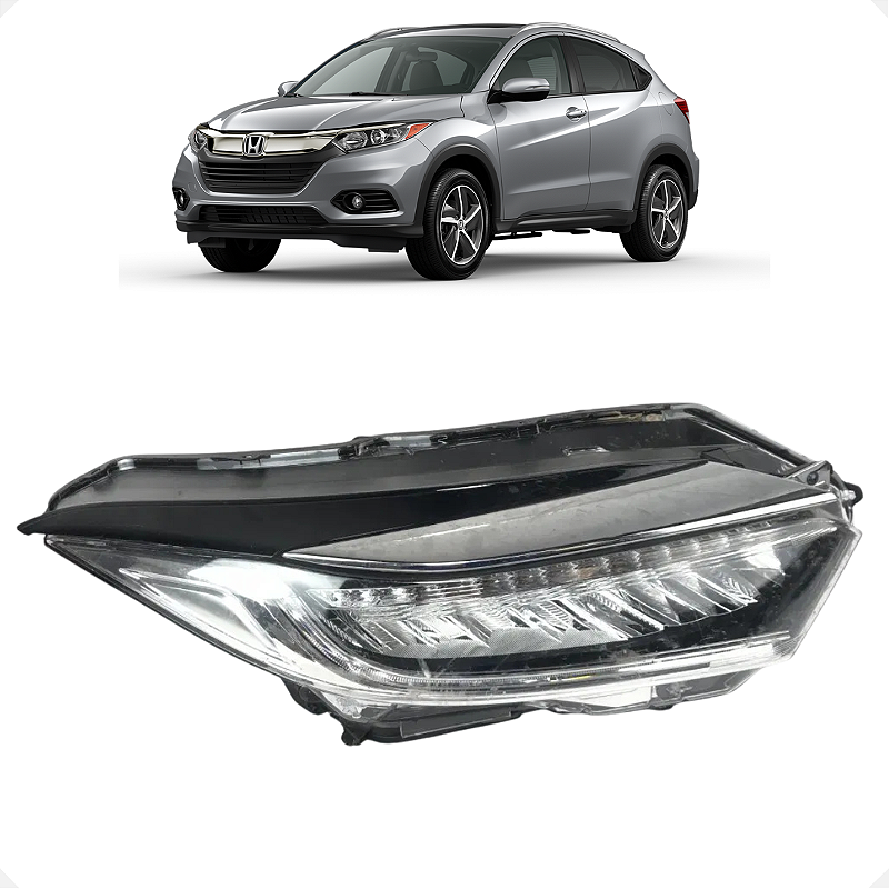 Farol Direito Carcaça/Lente Quebrada Honda HRV 2020 2021