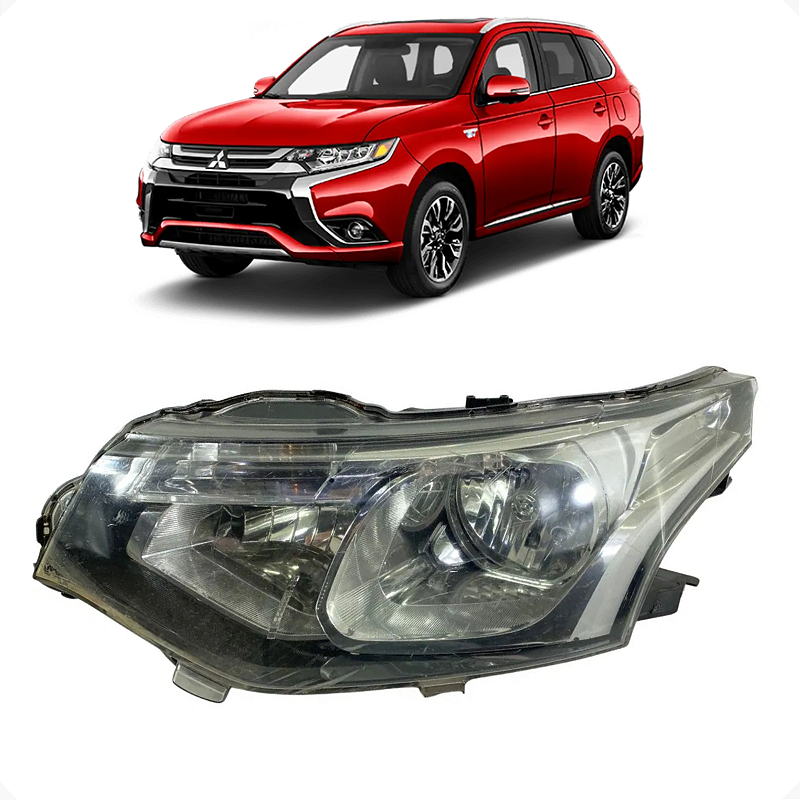 Farol Esquerdo Mitsubishi Outlander 2014 2015 Retirada Peças