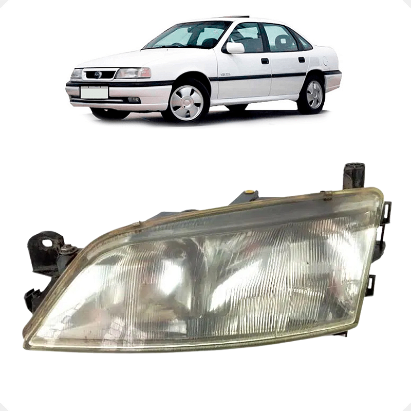 Farol Esquerdo Chevrolet Vectra 1996 1997 C/Detalhe