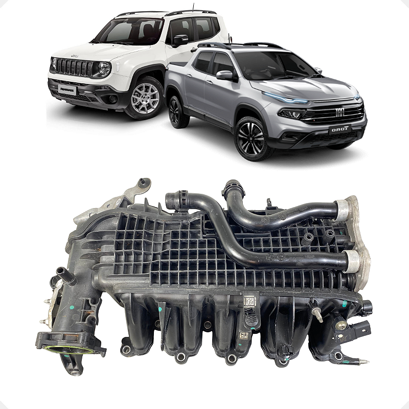 Coletor Admissão Jeep Toro Renegade 1.3 Turbo 2022 a 2024
