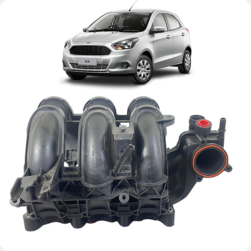 Coletor Admissão Ford Ka 1.0 3cc 2014 2015 2016 2017 a 2023