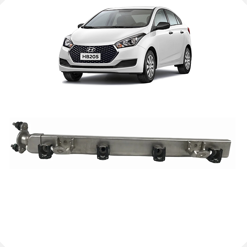 Flauta Bico Injetor Hyundai Hb20 2013 2014 2015 2016