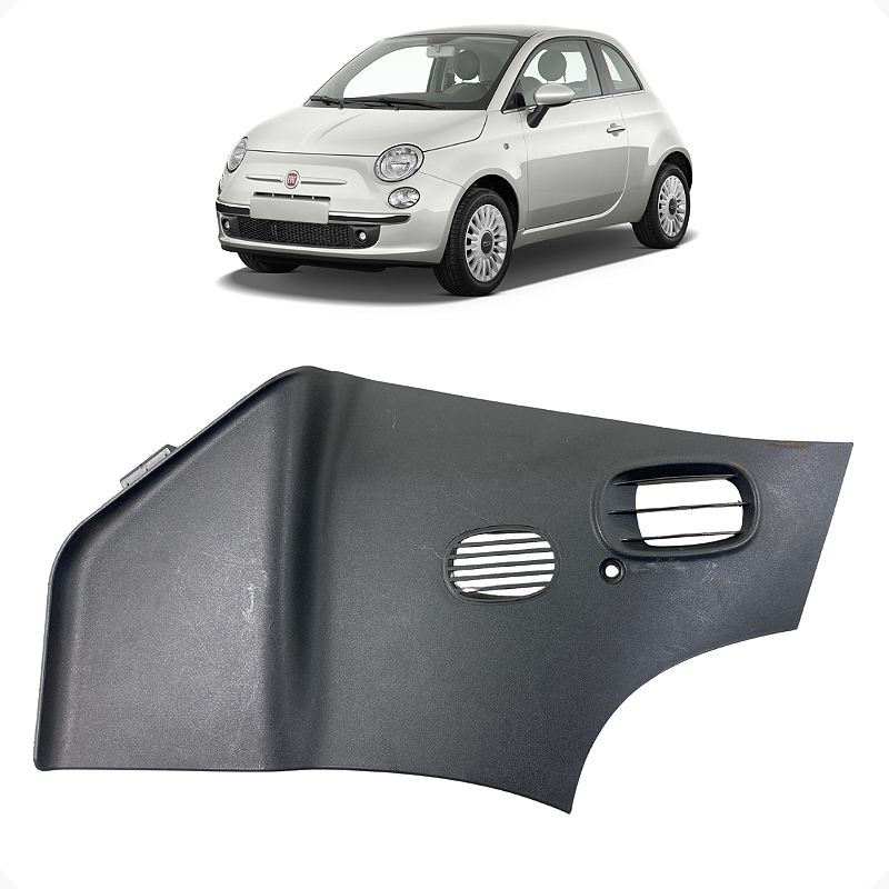 Acabamento Console Direito Fiat 500 2012 2013 2014 2015 2015