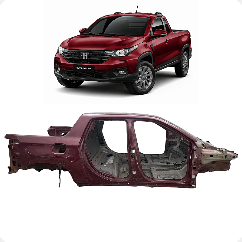 Lataria Para Corte Fiat Toro Freedom Turbo 270 1.3 2021 2022