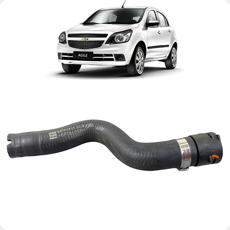 Mangueira Saída Agua Aquecedor Chevrolet Agile 2010 a 2014