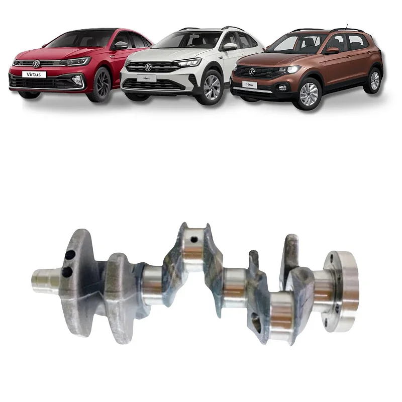 Eixo Virabrequim VW Nivus T-Cross Polo Virtus Up 1.0 12v 3cc