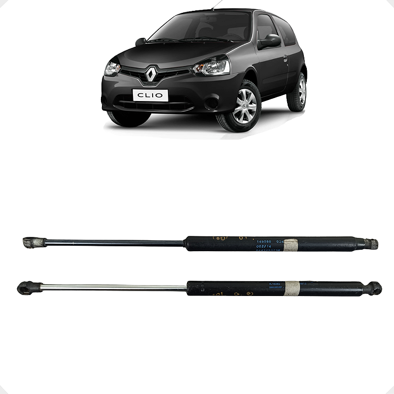 Par Amortecedor Porta Malas Renault Clio 2015 2016