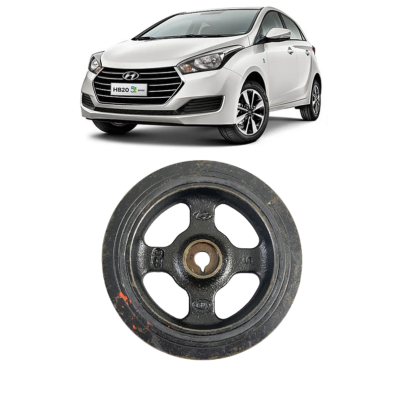 Polia Virabrequim Hyundai Hb20 Kia Soul 1.6 2012 2013 a 2017