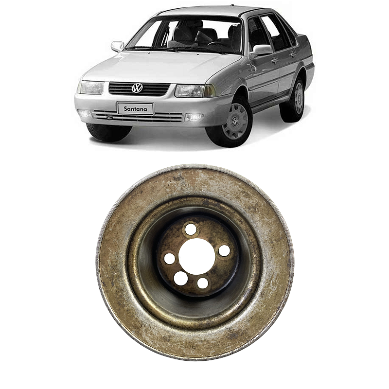 Polia Bomba Água Volkswagen Santana 1.8 1990 à 2000