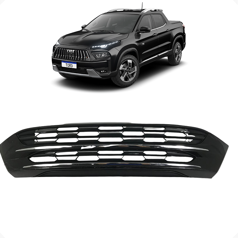 Grade Central Fiat Toro 1.8 2018 2019 2020 a 2023 Recuperado