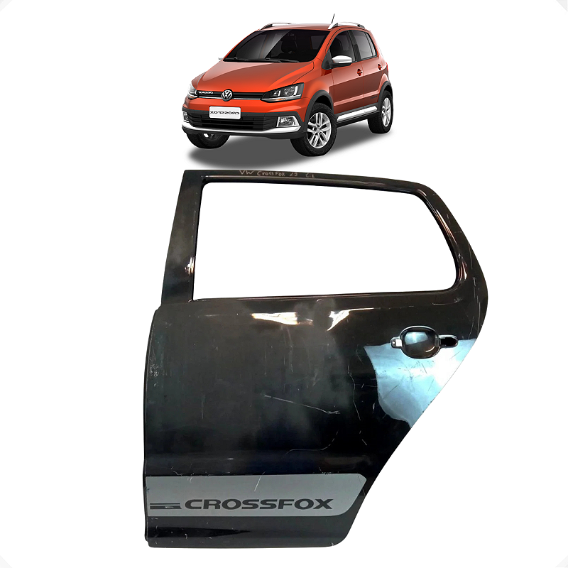 Porta Traseira Esquerda VW Crossfox 2012 C/Detalhe
