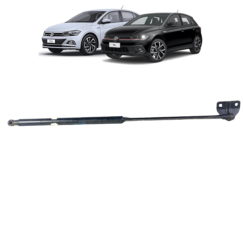Amortecedor Tampa Traseira Vw Polo Virtus 2018 2019 2020