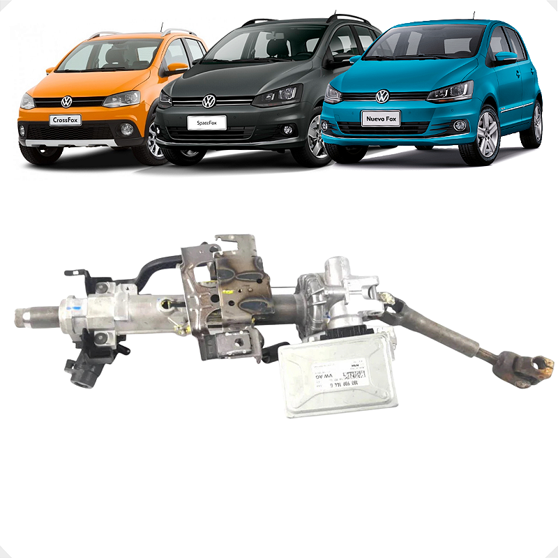 Coluna Direção Elétrica Vw Fox Crossfox Spacefox 2015 a 2018
