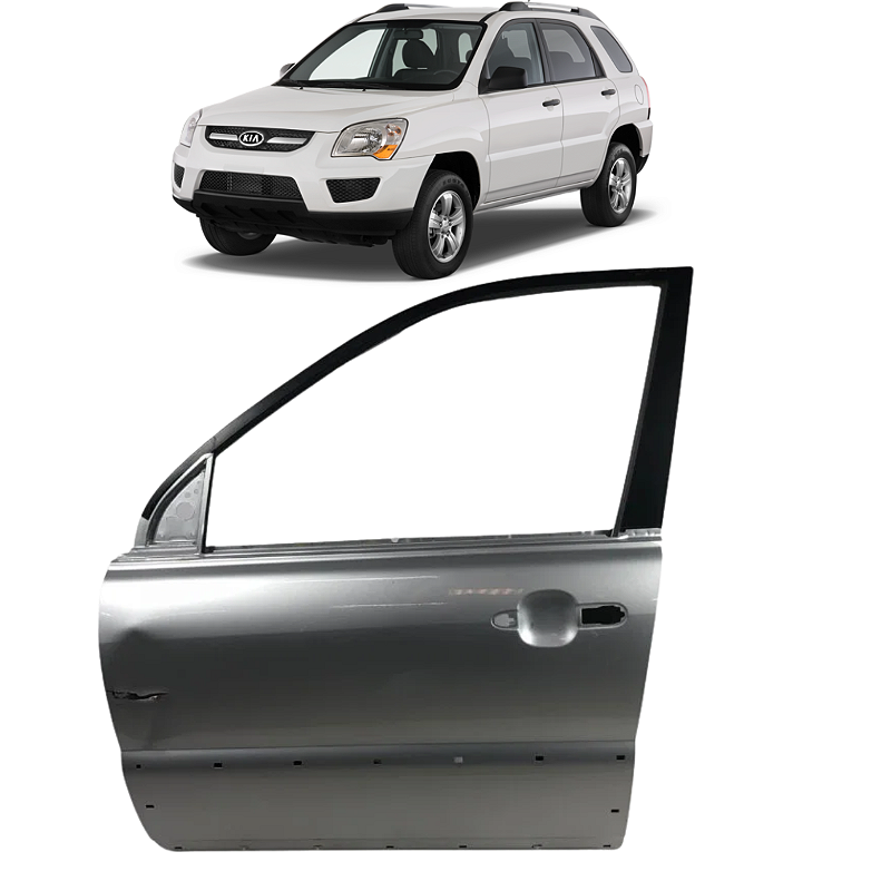 Porta Dianteira Esquerda Kia Sportage 2008 2009 C/Detalhe