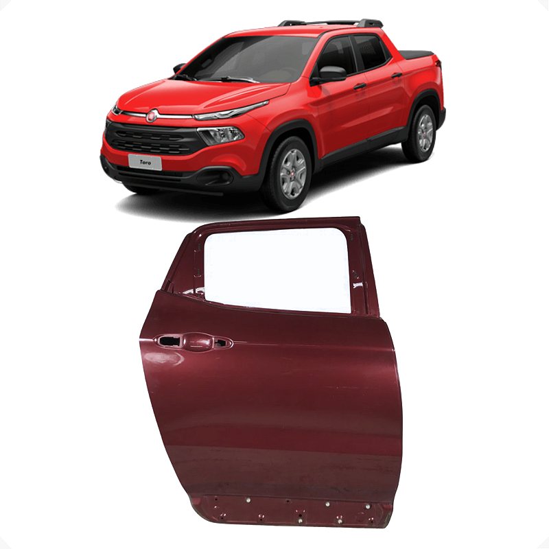 Porta Traseira Direita Fiat Toro 2018 2019 2020