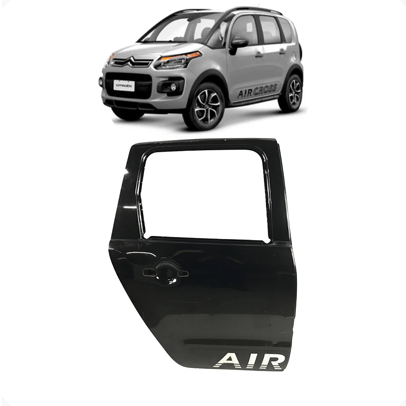Porta Traseira Direita Citroën C3 AirCross GLX 2013 Detalhe