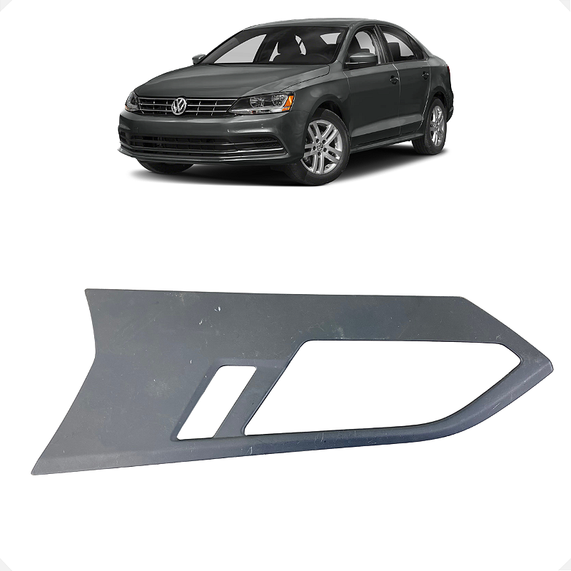 Moldura Maçaneta Dianteira Esquerda VW Jetta 2018 2019 2020