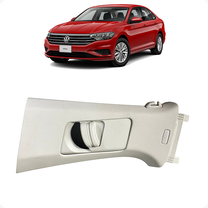 Acabamento Esquerdo Coluna Central Volkswagen Jetta TSI 2019