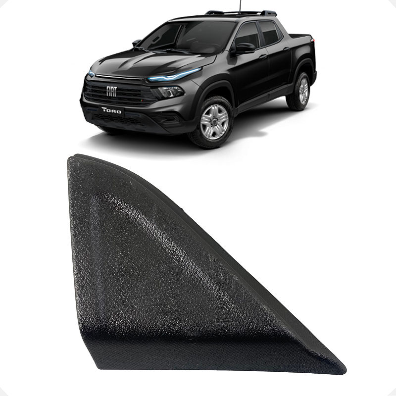 Acabamento Retrovisor Interno Fiat Toro 2021 2022 2023