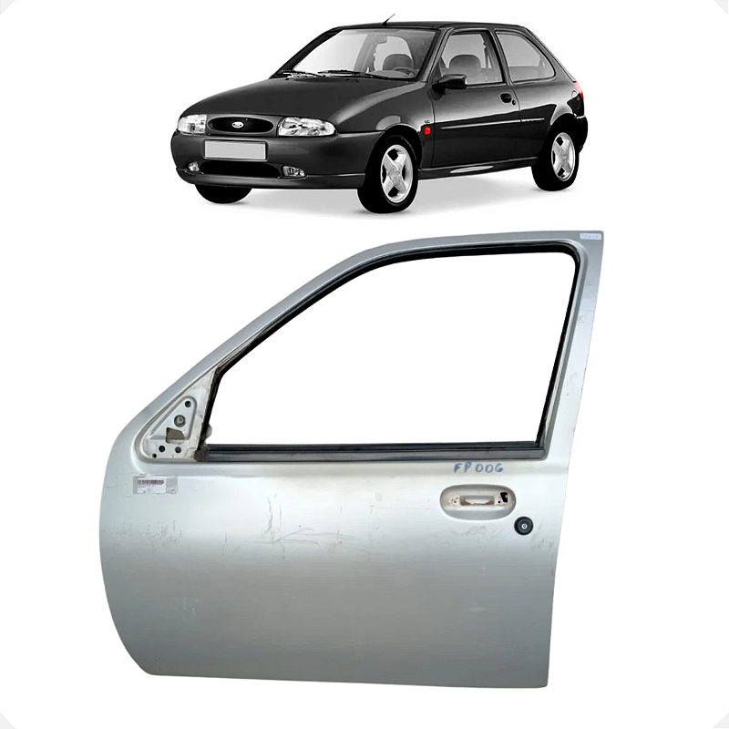 Porta Dianteira Esquerda Ford Fiesta 1996 1997 1998 a 2002
