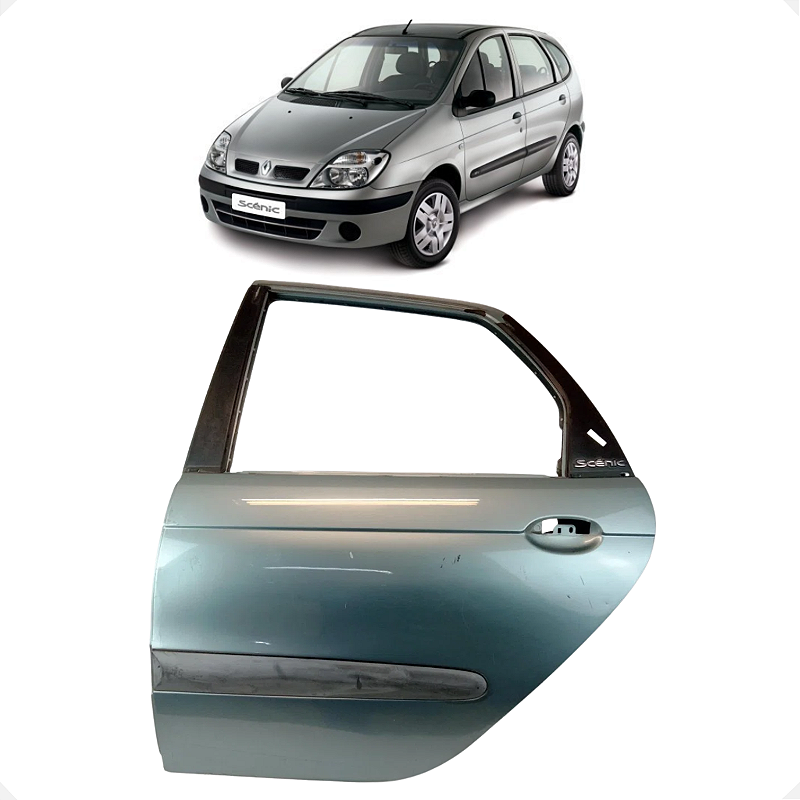 Porta Traseira Esquerda Renault Scenic 1999 2000 2001 a 2012