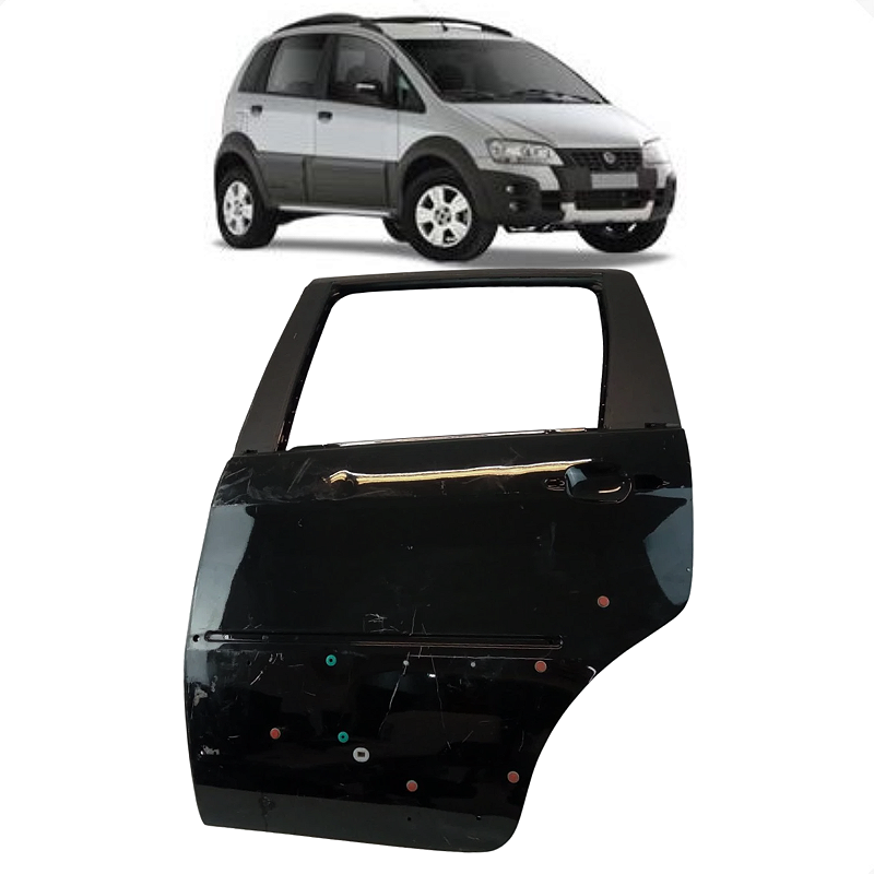 Porta Traseira Esquerda Fiat Idea Adventure 2008 2009 2010