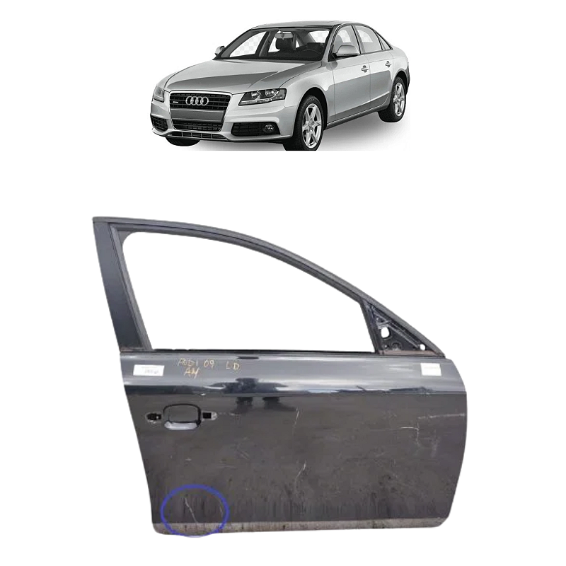 Porta Dianteira Direita Audi A4 2009 4p Para Recuperar