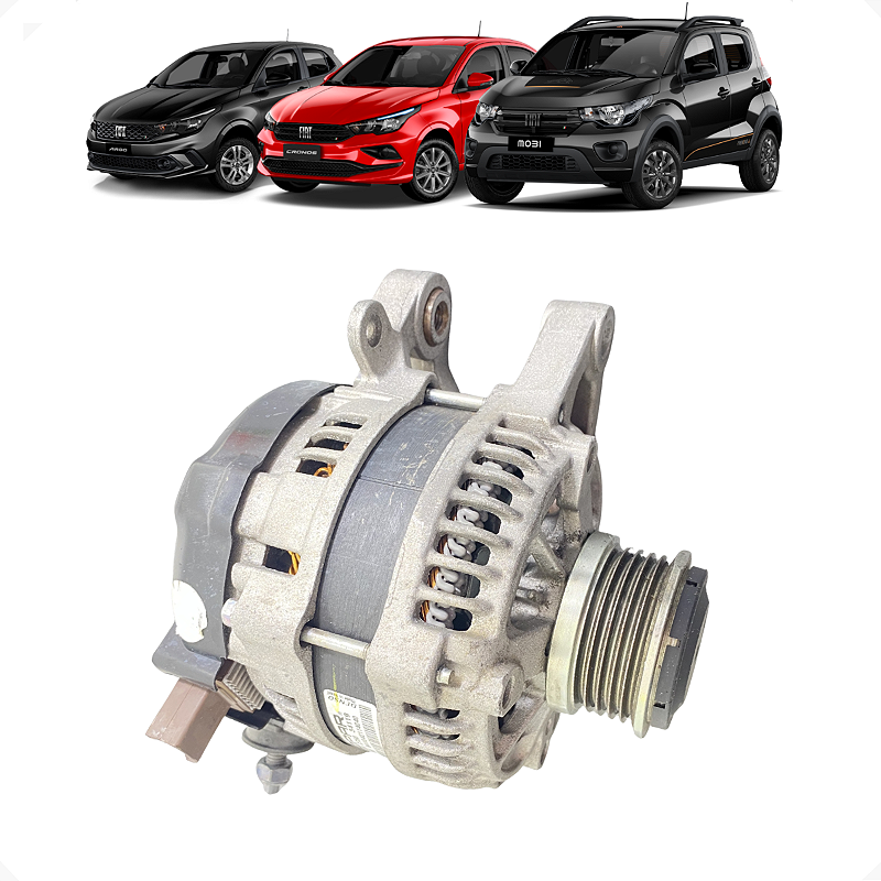 Alternador Mobi Fiat Argo Cronos Uno 1.0 1.3 2018 a 2023