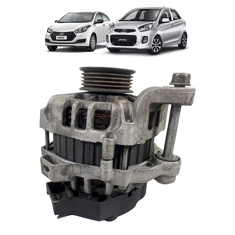 Alternador Hyundai Hb20 Picanto 1.0 2016 2017 2018 2019 3cc