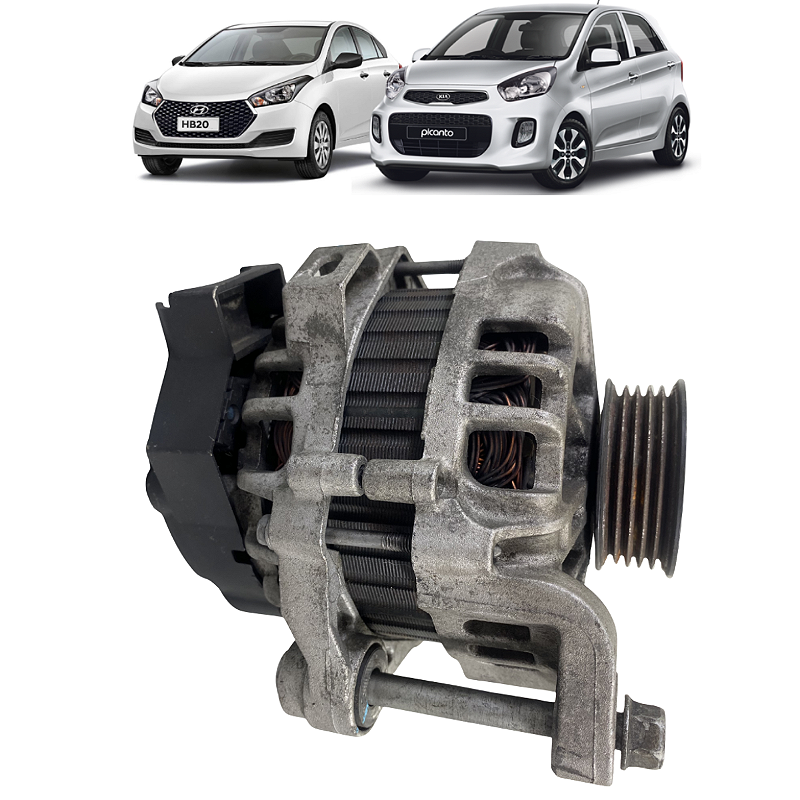 Alternador Hyundai Hb20 Picanto 1.0 2016 2017 2018 2019 3cc