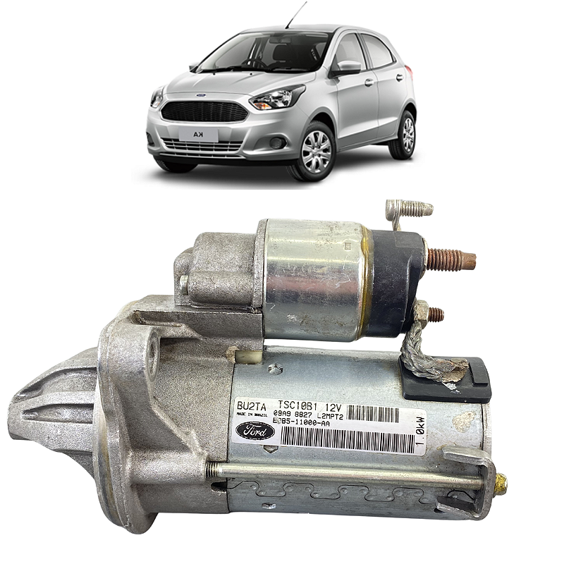 Motor Arranque Partida Ford Ka 1.0 3cc 2015 2016 a 2021