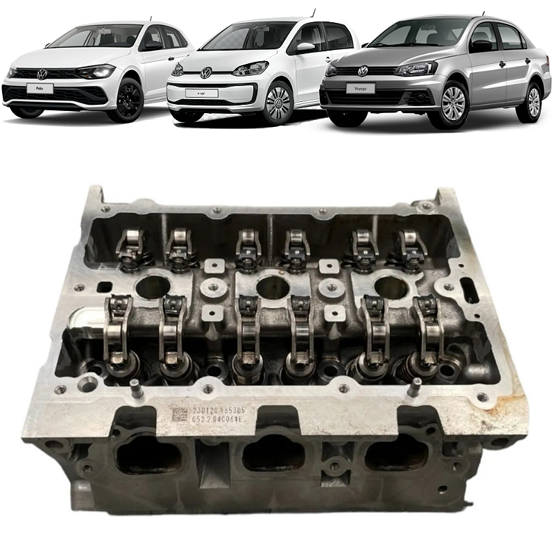 Cabeçote VW Polo Up! EA211 1.0 3cc 2017 a 2022 Stander