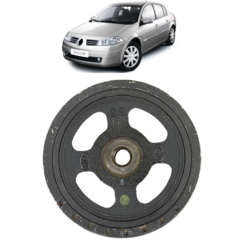 Polia Virabrequim Renault Megane 1.6 2006 2007 2008 a 2011