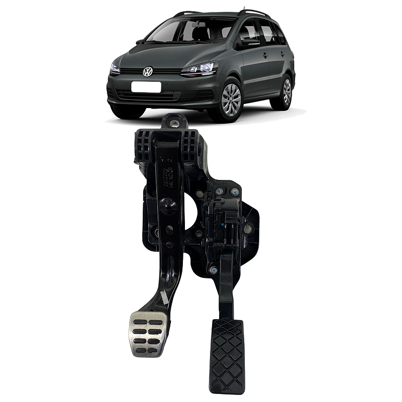 Pedaleira Completa VW Fox SpaceFox 2016 2017 2018 2019 2020