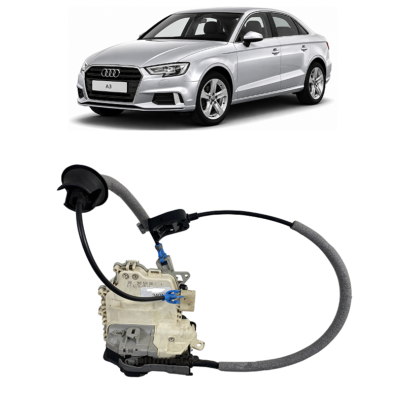 Fechadura Elétrica Porta Traseira Direita Audi A3 1.4 2014