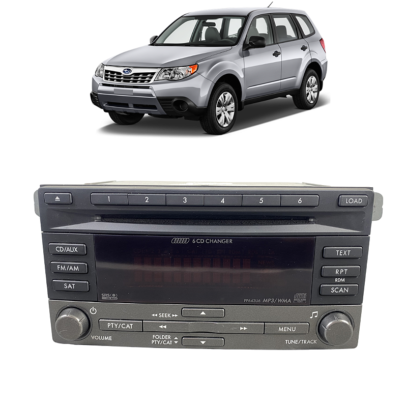 Rádio Som Subaru Forester 2.5 2008 2009 2010 2011 2012