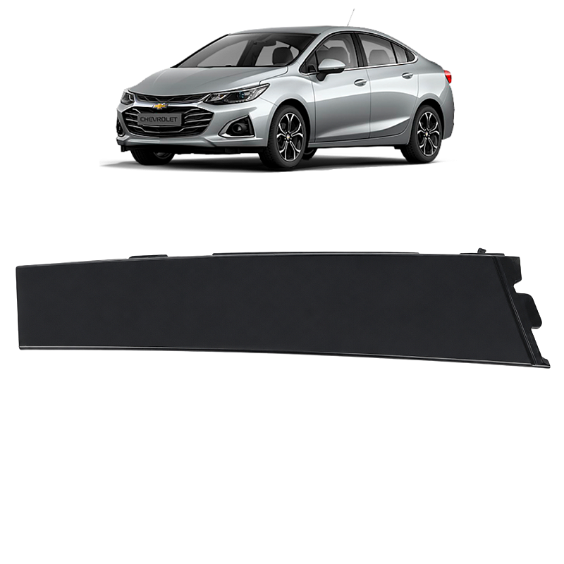 Moldura Porta Traseira Esquerda GM Cruze 2017 2018 2019 2020